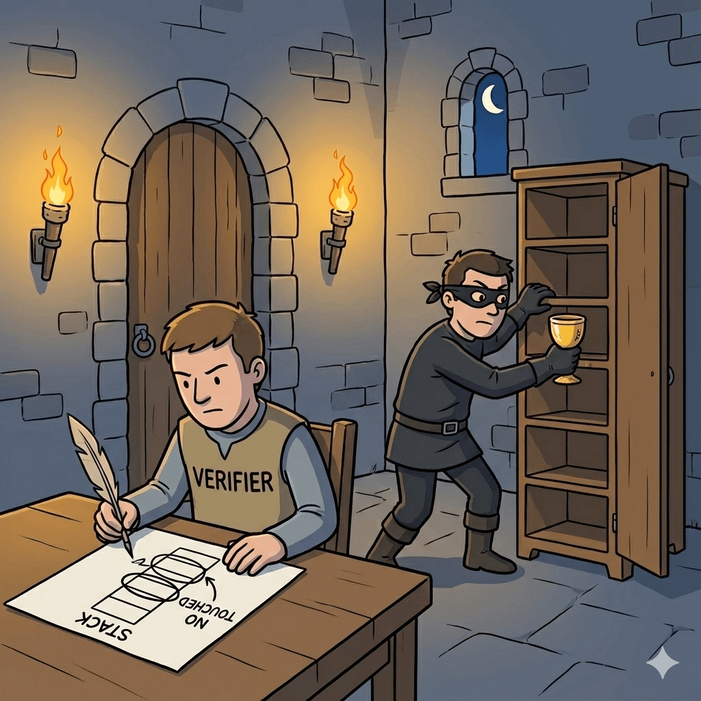 The verifier&rsquo;s wrong assumption of stack state (AI Generated)